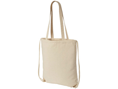 Рюкзак со шнурком Flin из хлопка 240 г/м² (Натуральный)