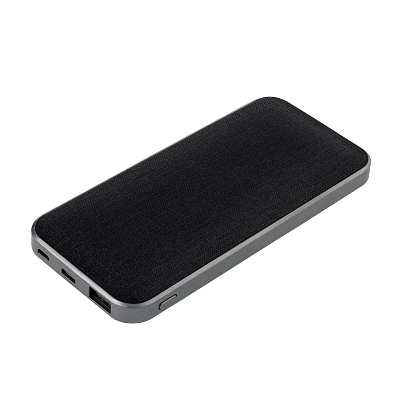 Внешний аккумулятор Твид PB (Tweed PB) 10000 mAh, черный (Чёрный)