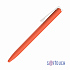 Ручка шариковая "Clive", покрытие soft touch, оранжевый с белым - Фото 1