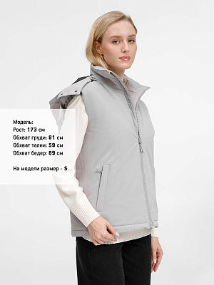 Жилет унисекс Sfera, светло-серый
