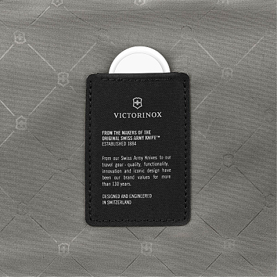 Сумка через плечо VICTORINOX Architecture Urban2 Crossbody Bag, черный, полиэстер/кожа, 22x9x28 см, 6 л