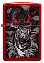 Зажигалка ZIPPO Dragon Tiger Design с покрытием Metallic Red, латунь/сталь, красная, 38x13x57 мм - Фото 2