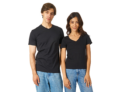 Футболка Heavy Super Club мужская с V-образным вырезом