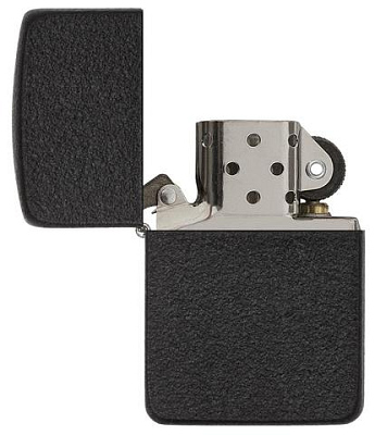 Зажигалка ZIPPO 1941 Replica, латунь с покрытием Black Crackle, черный, матовая, 38x13x57 мм