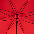 Зонт-трость Undercolor с цветными спицами, красный - Фото 3