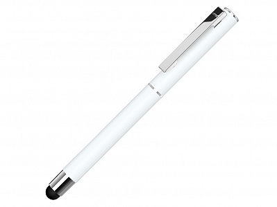 Ручка металлическая стилус-роллер STRAIGHT SI R TOUCH (Белый)