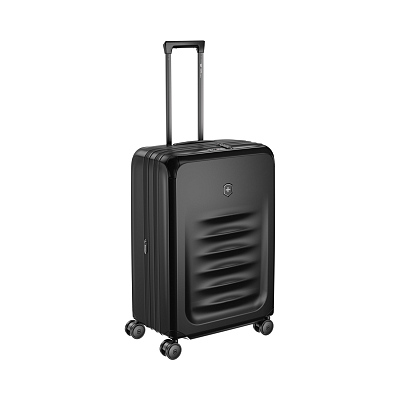 Чемодан VICTORINOX Spectra™ 3.0 Exp. Medium Case, чёрный, поликарбонат Sorplas™, 46x30x69 см, 81 л