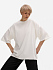 Футболка унисекс оверсайз T1, молочно-белая - Фото 5