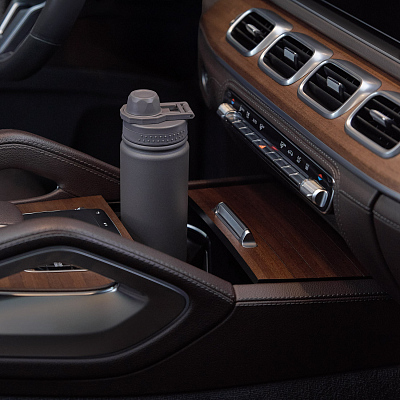 Термобутылка вакуумная герметичная Савона (Savona), серая