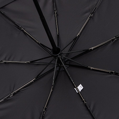 Складной зонт Dome Double с двойным куполом, черный
