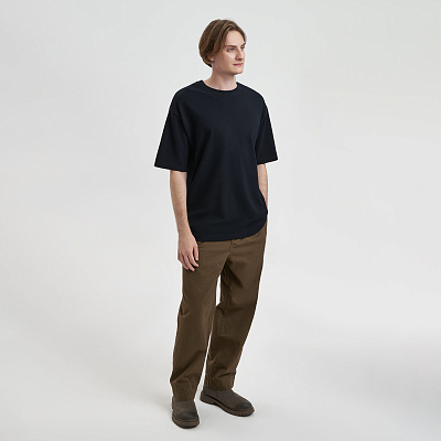 Футболка унисекс премиум AURA, черный