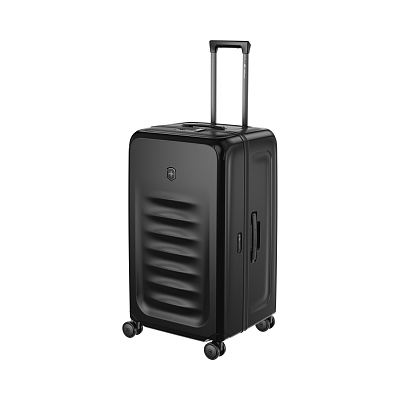 Чемодан VICTORINOX Spectra™ 3.0 Trunk Large Case, чёрный, поликарбонат Sorplas™, 42x36x76 см, 99 л