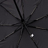 Складной зонт Dome Double с двойным куполом, черный - Фото 3