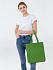 Холщовая сумка Avoska, ярко-зеленая - Фото 5