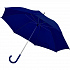 Зонт-трость с пластиковой ручкой, механический; темно-синий; D=103 см; 100% полиэсер 190 T - Фото 1