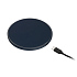 Беспроводное зарядное устройство с подсветкой 15W Аурис (Auris), синее - Фото 6