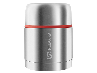 Термос для еды Relaxika 301 в чехле, 500 мл