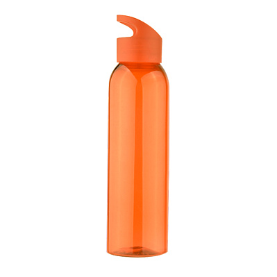 Бутылка пластиковая для воды Sportes, оранжевая (Оранжевый)