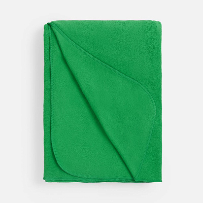 Флисовый плед Warm&Peace, зеленый