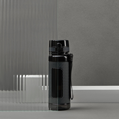 Бутылка для воды Vector, черная