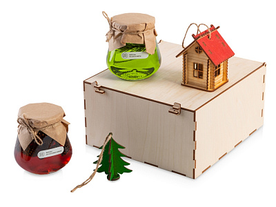 Подарочный набор Decoration Deluxe 2.0 с двумя видами варенья  (Натуральный)