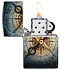 Зажигалка ZIPPO Compass Ghost с покрытием Glow In The Dark Green, латунь/сталь, черная, 38x13x57 мм - Фото 3