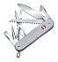 Нож перочинный VICTORINOX Farmer X Alox, 93 мм, 10 функций, алюминиевая рукоять, серебристый - Фото 1