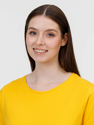 Футболка женская E190 серый меланж