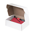 Подарочный набор в малой универсальной коробке, красный (спортбутылка, ежедневник, ручка) - Фото 2