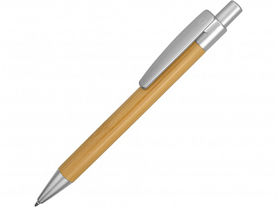 Ручка шариковая Borneo (Светло-коричневый/серебристый)