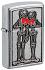 Зажигалка ZIPPO Couple Love с покрытием Brushed Chrome, латунь/сталь, серебристая, 36x13x57 мм - Фото 1