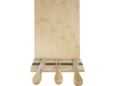 Бамбуковая доска для сыра Mancheg с приборами