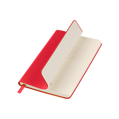 Ежедневник Spark mini A6 недатированный, красный (Красный, бежевый)