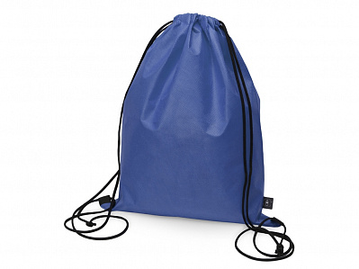 Рюкзак-мешок Reviver из нетканого переработанного материала RPET (Синий)