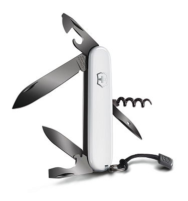 Нож перочинный VICTORINOX Spartan PS, 91 мм, 13 функций, белый, со шнурком в комплекте