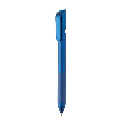 Шариковая ручка TwistLock из переработанного ABS-пластик RCS (Синий;)
