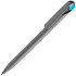Ручка шариковая Prodir DS1 TMM Dot, серая с голубым - Фото 1