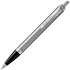 Ручка шариковая Parker IM Essential Stainless Steel CT, серебристая с черным - Фото 2