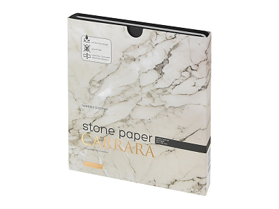 Еженедельник с каменной бумагой А5+ Carrara