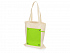 Складная хлопковая сумка для шопинга Gross с карманом, 180 г/м2 - Фото 2
