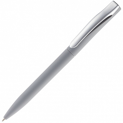 Ручка шариковая Pin Soft Touch, серая (Серый)