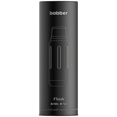 Термос Flask 1000, вакуумный, стальной зеркальный