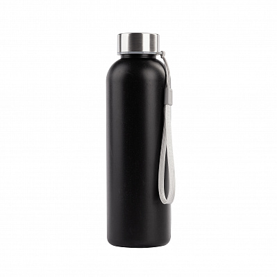 Бутылка для воды "Natural" 600 мл  (Черный)