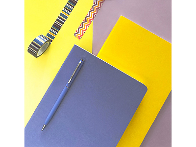 Ручка металлическая шариковая Palermo, софт-тач