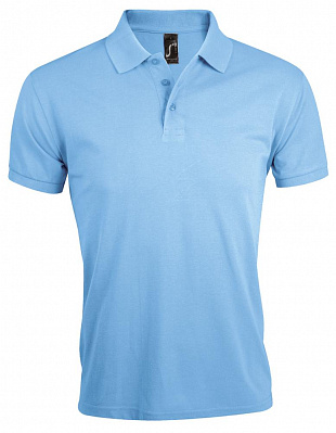 Рубашка поло мужская Prime Men 200 голубая (Голубой)