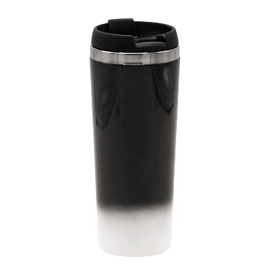 Термокружка Overflow, черная (Чёрный)