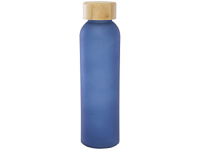 Стеклянная бутылка с бамбуковой крышкой Lume, 500мл