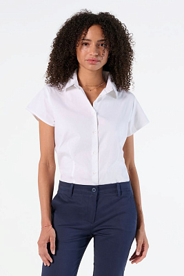 Рубашка женская с коротким рукавом Excess, черная