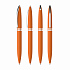 Ручка шариковая "Rocket", покрытие soft touch, оранжевый - Фото 3