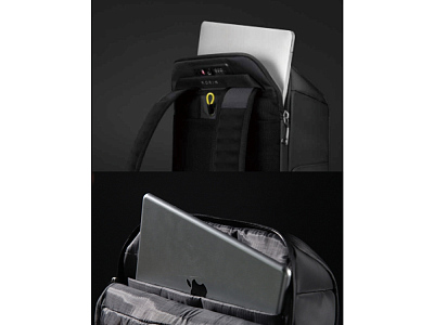 Водостойкий антикражный рюкзак FlipPack для ноутбука 15.6